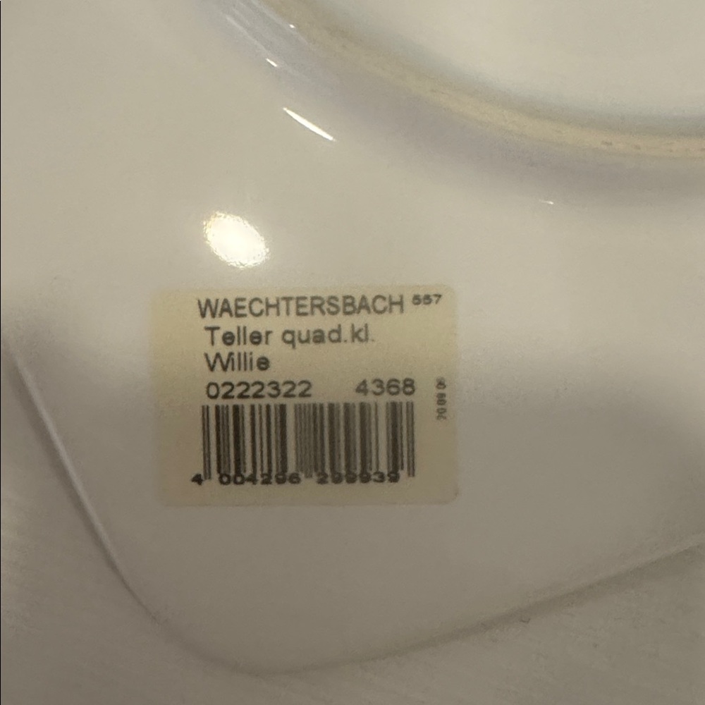 Waechtersbach Stoneware Red Reindeer Square Plate - Picture 4 of 4